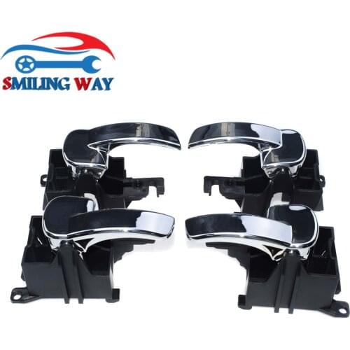 Inner Inside Interior Door Handle Front Rear Left Right For Nissan Pathfinder R51 Navara D40 2005-2018 80671-4X02B 80670-4X02B