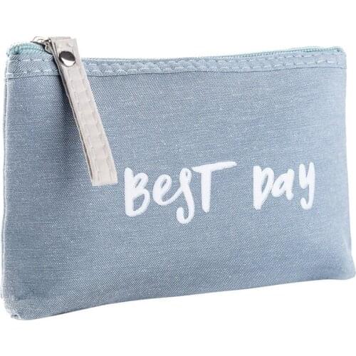Women Letters Cosmetic Bag Zipper Handbag Trend Woman Messenger Bag
