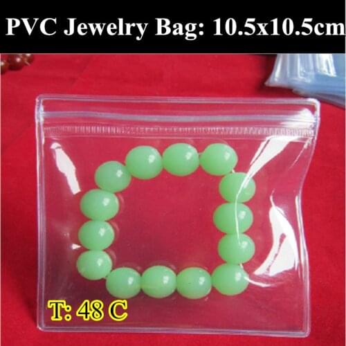 100pcs/lot 10.5cm*10.5cm 0.48mm Thickness Self Adhesive Seal Plastic Bags,Resealable Retail Bages,Jewelry/Rings/Earrings Bags
