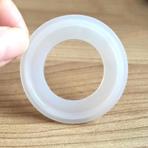 5 PCS Fit 45mm 1-3/4" Pipe OD 2" Tri Clamp Sanitary Silicon Sealing Gasket Strip Homebrew For Diopter Ferule Fitting