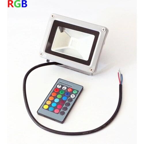 AC 85-265V 110V 220V 10W Chip IP65 Waterproof LED Floodlight White / Warm white / RGB Outdoor Lighting LED Flood Spotlights Lamp