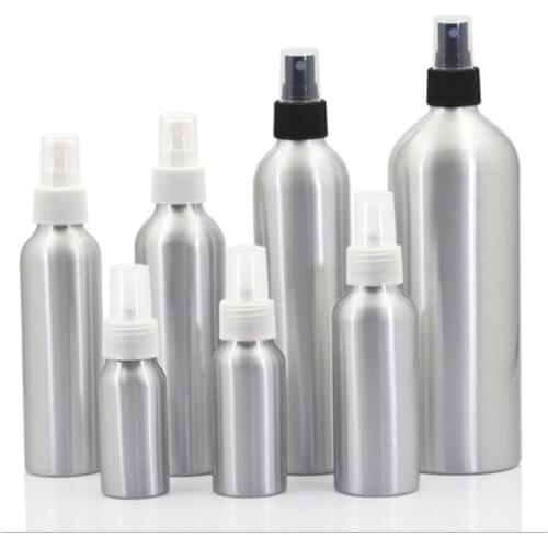 30/50/100/120/150/250ml Aluminum Spray Bottle Refillable Bottle Mini Perfume Bottles Makeup Container Cosmetic Sprayer Atomizer