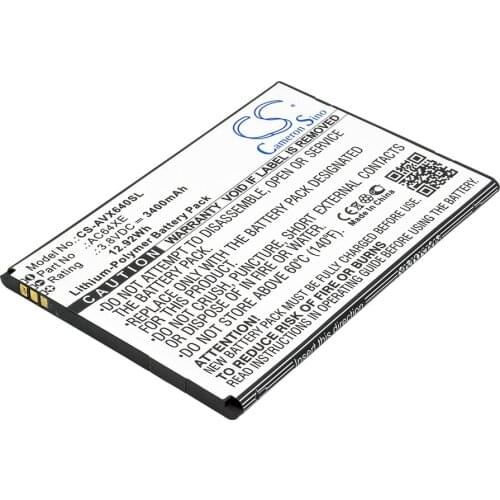 CS 3400mAh / 12.92Wh battery for Archos 64 Xenon AC64XE