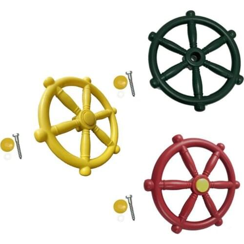 Children Toy Boat Steering Wheel Kindergarten Playground Accessories Kids Play House Swing Plastic Small Steering Wheel