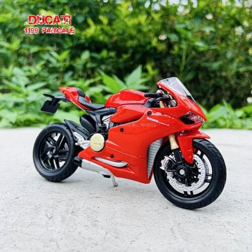 Maisto 1:18 16 styles Ducati 1199 Panigaie original authorized simulation alloy motorcycle model toy car gift collection