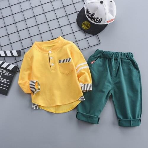 Boys Autumn Sports Suit New Middle Small Childrens Clothing Set Spring Boy Bodysuit Handsome kids Suit Clothing Trend