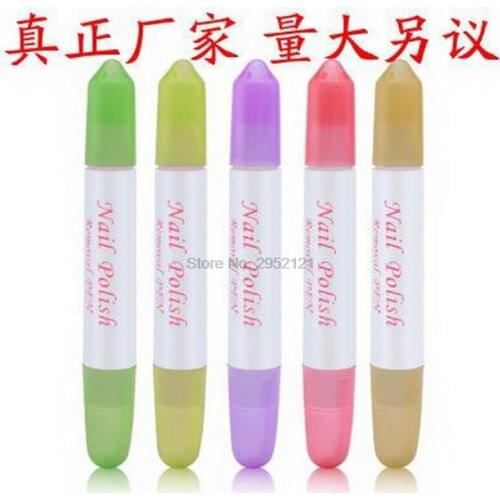 By ems or dhl 2000pcs Nail Art Polish Corrector Removal Remover Pen + Replacement Tips Changeable Clean Mistakes