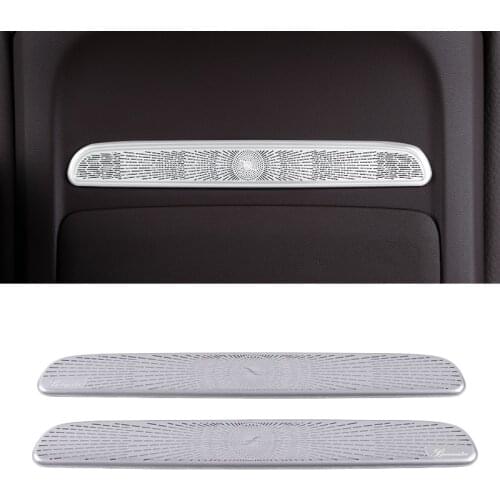 Rear Seat Panel Back trim decoration Stickers covers Interior for Mercedes-Benz GLE GLS Class 350 W167 X167 2020
