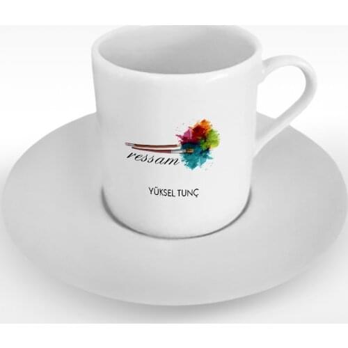 Personalized Professional Painter Turkish coffee Cup