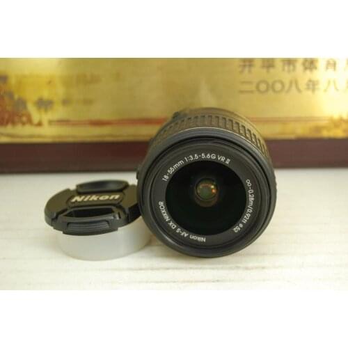 USED Nikon AF-S DX NIKKOR 18-55 mm f/3.5-5.6G VR II Lens 3x optical zoom Vibration Reduction System