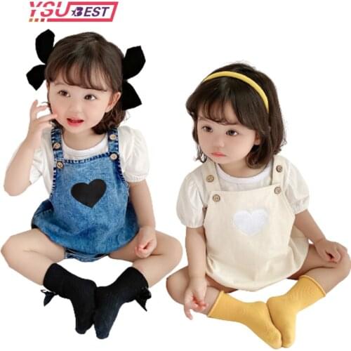 Spring Baby Clothing Toddler Denim Bodysuits Sleeveless Girls Jumpsuit Infant Outfit Newborn Clothing Denim Baby Boys Overalls