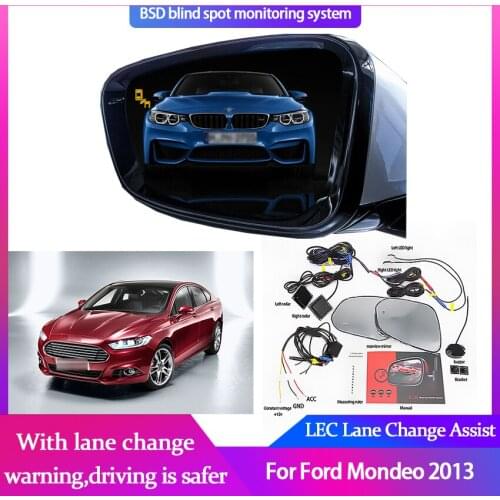 Car Blind Spot Mirror Radar Detection System for Ford Mondeo 2013 BSA BSM BSD Monitoring Assistant Driving Security Warning