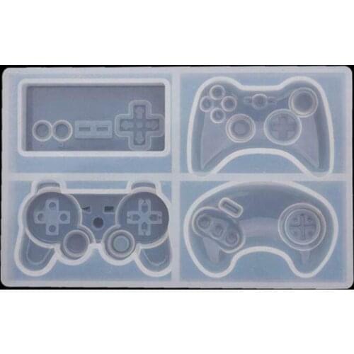 1pc Flexible Resin Mold Game Console Design Handle Silicone Mold DIY Crystal Epoxy Resin Mould DIY Clay Molds Making