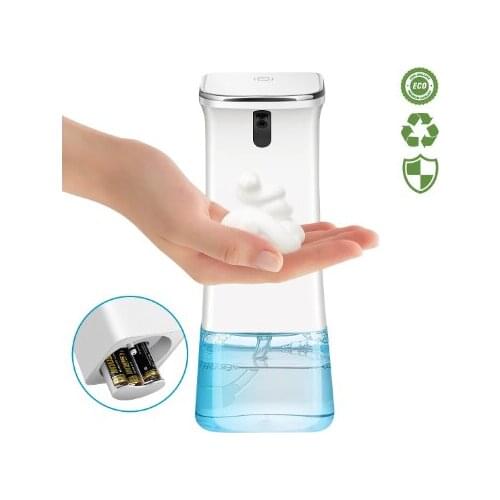 280ml Automatic Induction Sensor Foaming Soap Dispenser Infrared Foaming Hand Washer Bubble Soap Dispensers For Bathroom/Kitchen