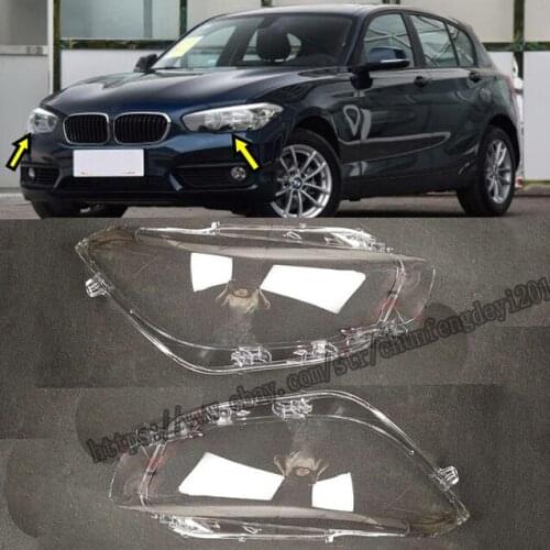 For BMW 1 series F20 2015-2018 2pcs Headlight Headlamp Lens Cover Right&Left Car modification accessories