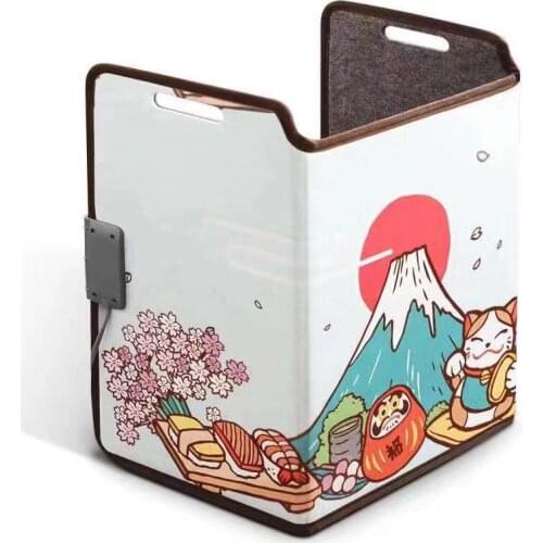 JR,infrared heating panels fordable heated foot warmer cozy feet foot warmer Thermostat Warming Tools Home Office 3/4 fold