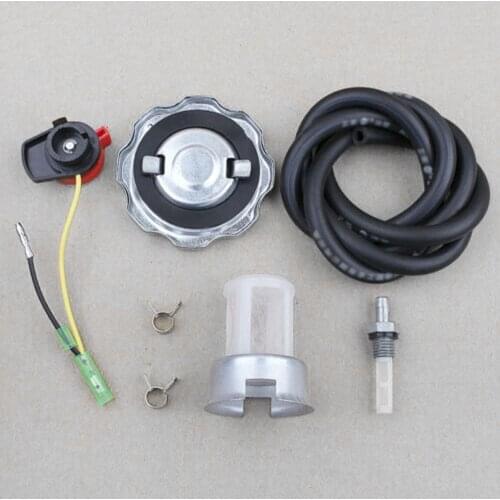 Fuel Gas Tank Cap Kit For Honda GX160 GX200 GX270 GX340 GX390 Engine Off Switch Garden tools chain saw Parts Air Fuel Filter