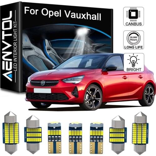 Seker Canbus For Opel Vauxhall Insignia A Astra H J K Vectra C Mokka Corsa C D E Grandland X Adam Interior Lights LED Bulb Kit