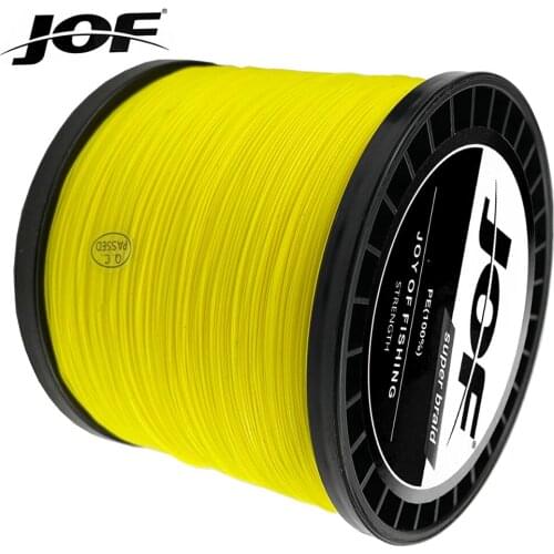 JOF 12 Strands Braided Fishing Line Multifilament 300M 500M 1000M Carp Fishing Japanese Wire Fishing Accessories PE Line