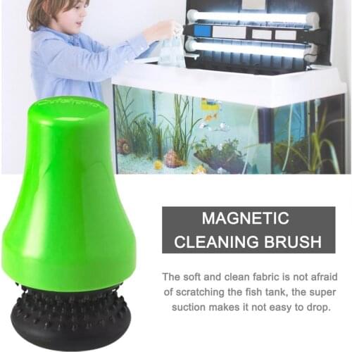 Magnetic Spot Scrubber Precision Glass Cleaning Brush For Vase With A Core And Large Handle Multiple Purposes Safe And Odorless