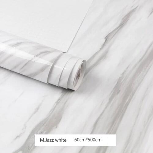Wall Stickers Home Improvement Self Adhesive Marble Vinyl Sticker For Furniture Kitchen Cupboard Cooktop Waterproof Film Sticker