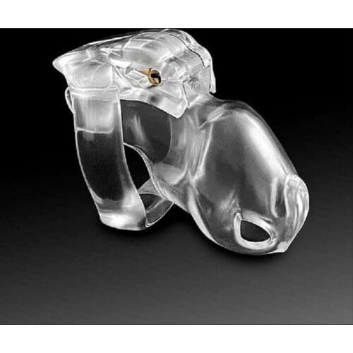 Natural Resin Male Chastity Cage Resinous Men Locking Belt Restraint Device C352 Chastity Belt Cock Cage