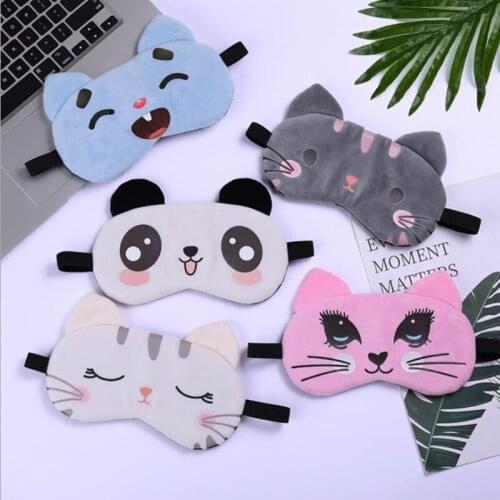 2021 New Eye Cover Sleeping Mask Creative Funny Eyepatch Sleep Mask Travel Relax Eye Band Sleeping Aid Kids Blindfold