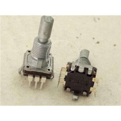 Original new 100% EC11 type encoder with switch without stepping axle length 17MMx5MMF