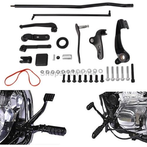 Motorcycle Driver Frontset FootRest Footpegs Rests Pedals For Harley Dyna Street Bob FXDB Model 2006-2017