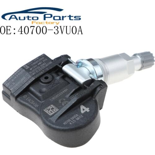 Tire Pressure Monitor Systems For Nissan NOTE QASHQAI TIIDA Hatchback X-T Renault ESPACE V KOLEOS 40700-3VU0A 407003VU0A