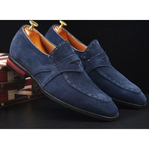 SWGOODMZCY Men's Suede Shoes