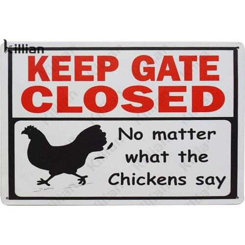 Vintage Metal Plaque Bar Wall Decoration Farm Metal Painting Animal Metal Plate Living Room Club Metal Poster Home Decor