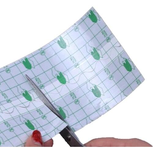 1 Roll Waterproof Medical Transparent Adhesive Tape Bath Anti-allergic Medicinal PU membrane Wound Dressing Fixation Tape