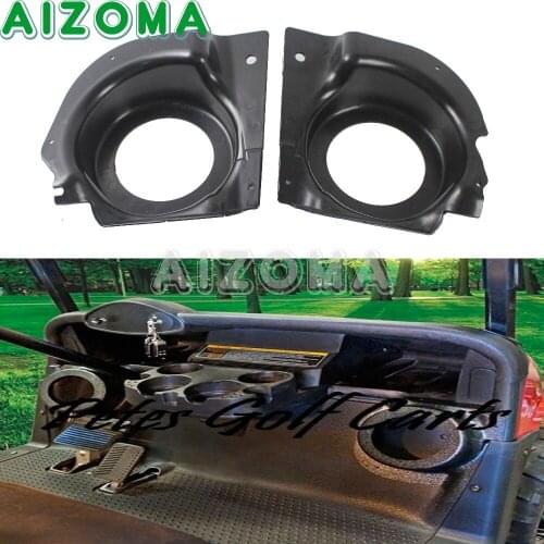 High Quality ABS Black Speaker Pods 1 Pair Fit 5.25" or 6" Speakers For Golf Cart Speaker Pods Fits EZGO RXV models 2008 and Up