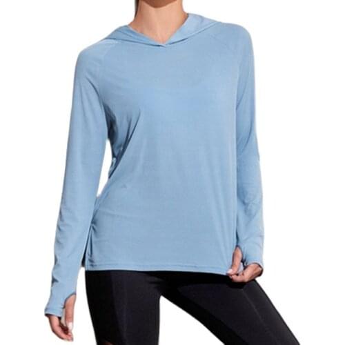 Spring/autumn Women clothing Hooded sweatshirts Outdoor running pure color slim slimming sweatshirt streetwear women