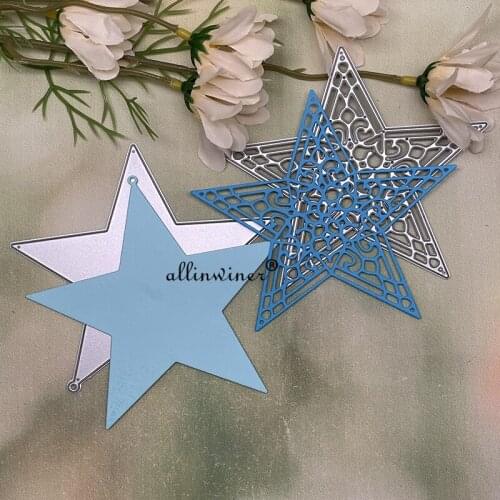 Star tag decoration Metal Cutting Dies Stencils For DIY Scrapbooking Decorative Embossing Handcraft Die Cutting Template