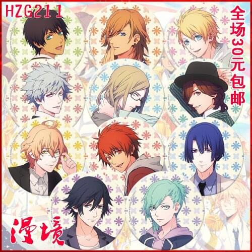 1pc Uta no Prince sama Ichinose Tokiya Masato Ren 58mm Brooch Badges acrylic pins