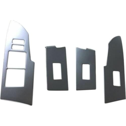 4Pcs Car Interior Door Armrest Window Switch Cover Trim for Toyota Corolla 2014-2018