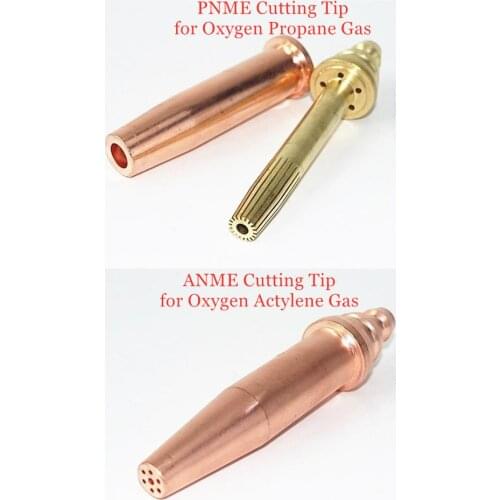 PNME ANME Cutting Tips for Acetylene Propane Gas Cutting Attachment Hand Machine Cutting Torches