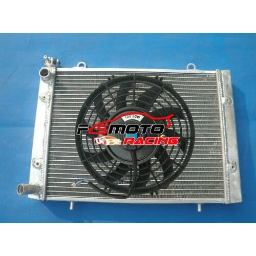 ATV Aluminum Radiator + Fan For Polaris Ranger 400 500 700 Crew XP 800 2x4 4x4 6x6 Browning EFI EPS 2005-14 2008 2009 570 2014