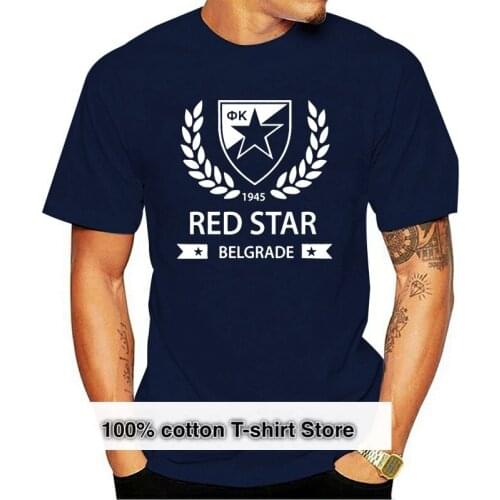 Designs Red Star Belgrade Serbia Socer Funny Tshirt Tshirt Men Outfit Adult Tshirts 2020 Oversize S-5xl