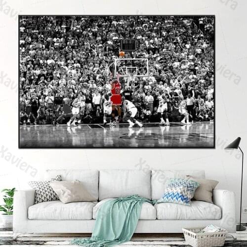 Michael Jordan Pitching Canvas Painting Basketball Superstar Art Poster On The Wall Sports Picture Decoration Teen Room Boy Gift
