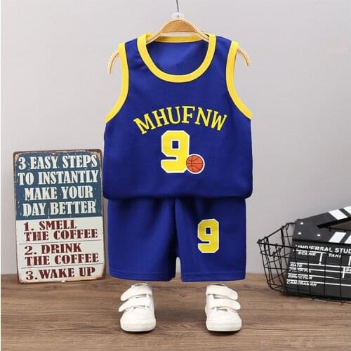 Summer Clothes Shorts T-shirts For Boys Girls Childrens Clothing Basketball Uniform Sets Sportswear Teenagers Kids Sports Suit
