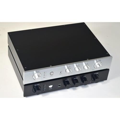 New Finished 2020 NEW High-end E300 Preamplifier High school low volume adjustment Pre-amp With Balanced output