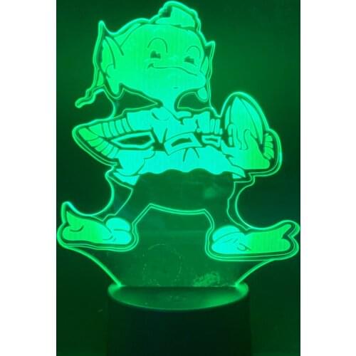 Flat-billed duck Night Light Led 3D Lamp Visual Light Effect Nightlight Cartoon Indoor Night Light Led For Children Gift Bedroom