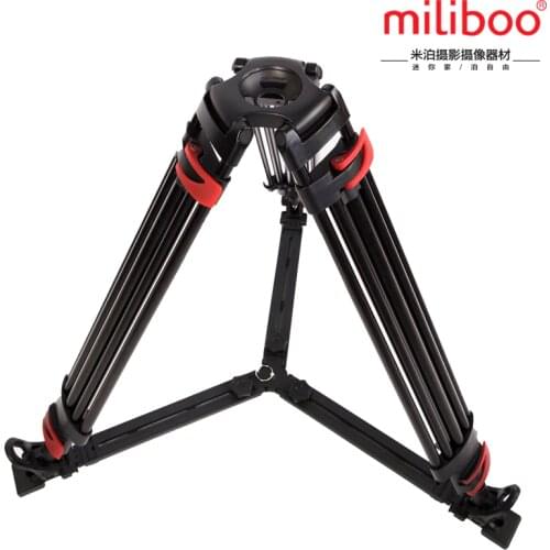 Miliboo MTT609A(without head) Portable Aluminium Tripod for Professional Camcorder/Video Camera/DSLR Tripod Stand