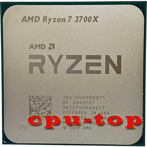 AMD Ryzen 7 3700X R7 3700X 3.6 GHz Eight-Core Sinteen-Thread CPU Processor 65W 7NM L3=32M 100-000000071 Socket AM4