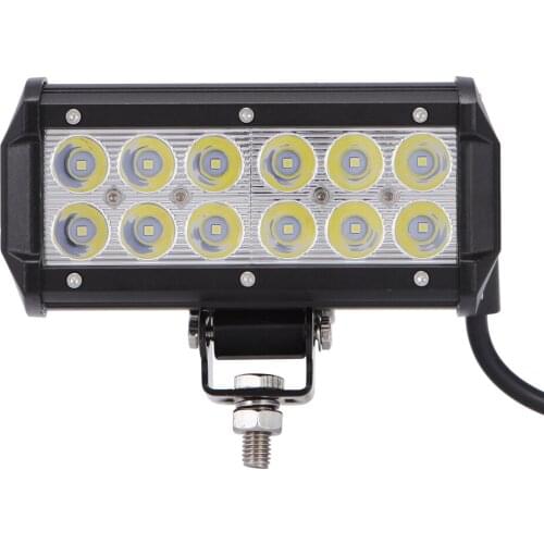 36W Spot Beam LED Work Light Bar Driving Fog Headlight for Truck Tractor Motorcycle Boat 12V 24V Off Road Accessories