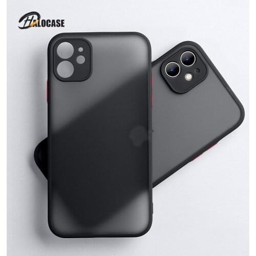 Luxury Silicone Shockproof Matte Phone Case For iPhone 11 12 Pro Max Mini X XS XR 7 8 Plus SE 2020 Ultra Thin Transparent Cover