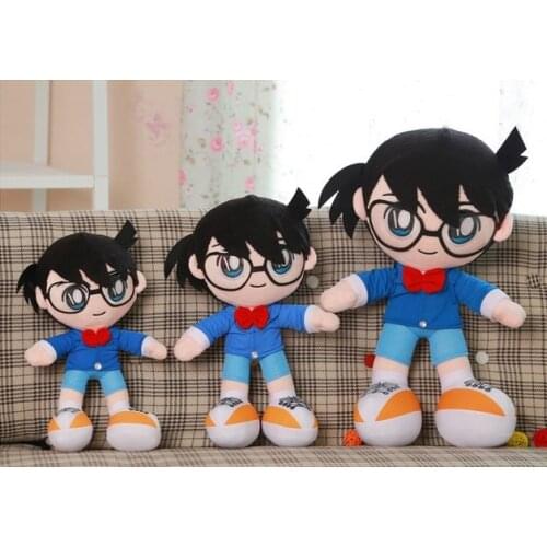 30-50CM 2015 New Kids Plush Detective Conan Toys Brand Baby Toys Children Cartoon Soft Plush Detective Conan Doll Gift